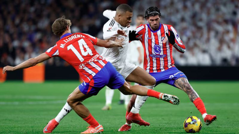 Bảng tỷ lệ kèo trận Real Madrid vs Atletico Madrid