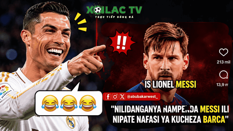 Ronaldo cười vào video Boateng nói xấu Messi
